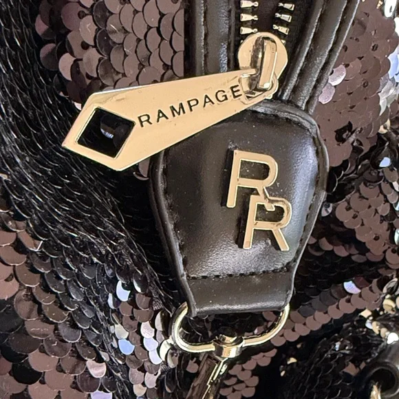 Rampage Black Sequin Backpack - Picture 6 of 6